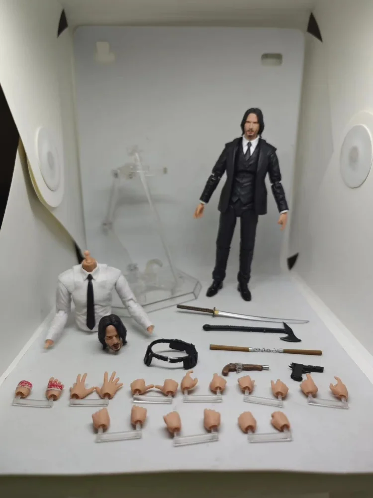 Фото Новый 16 см Mafex 212 Chase 4 Reprint Chase John Wick Коллекционная фигурка, орнамент, подарок №4