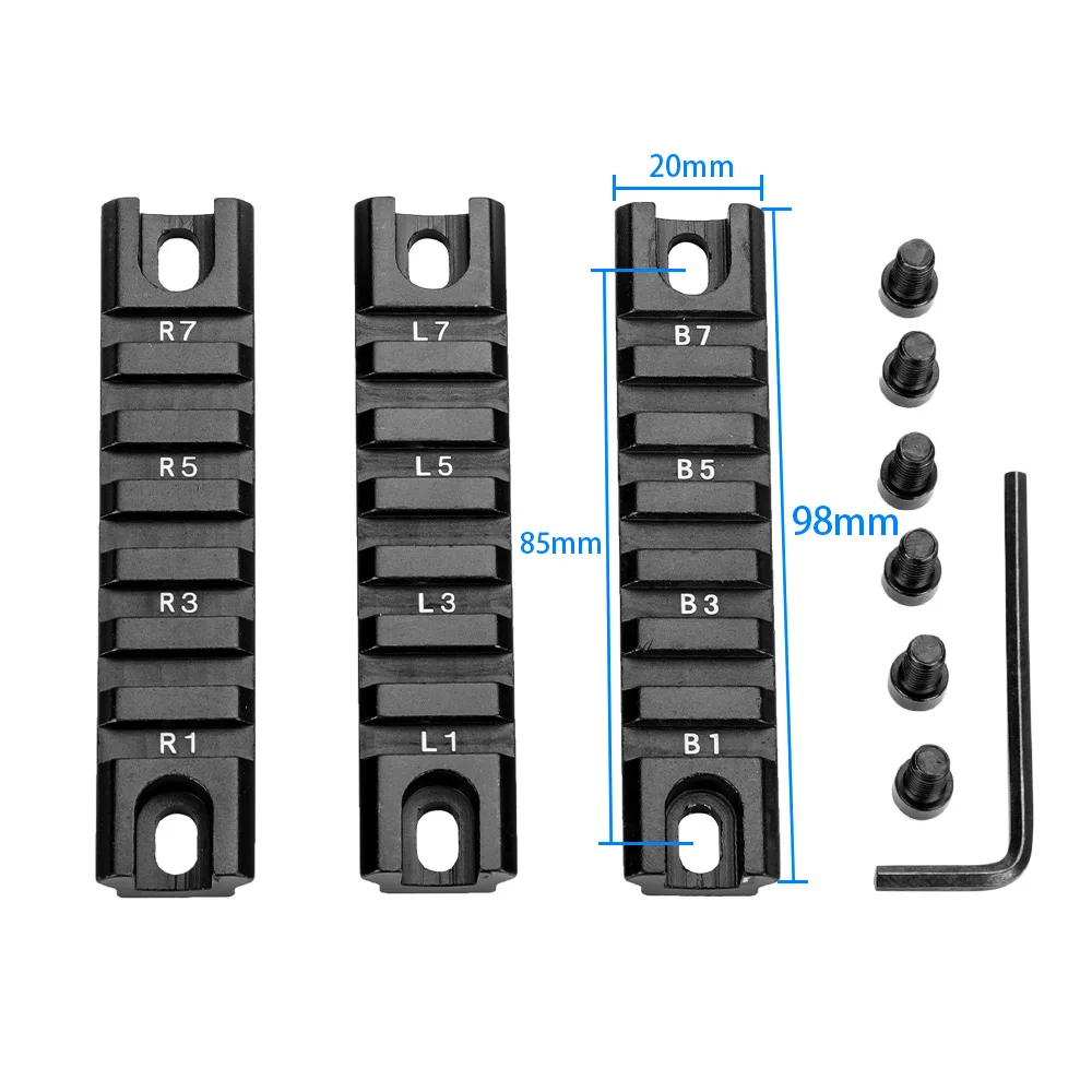 

Модифицированные тактические аксессуары направляющая надпись G36C Новый кронштейн Weir G36 металлическая направляющая полоса Jinming Scar