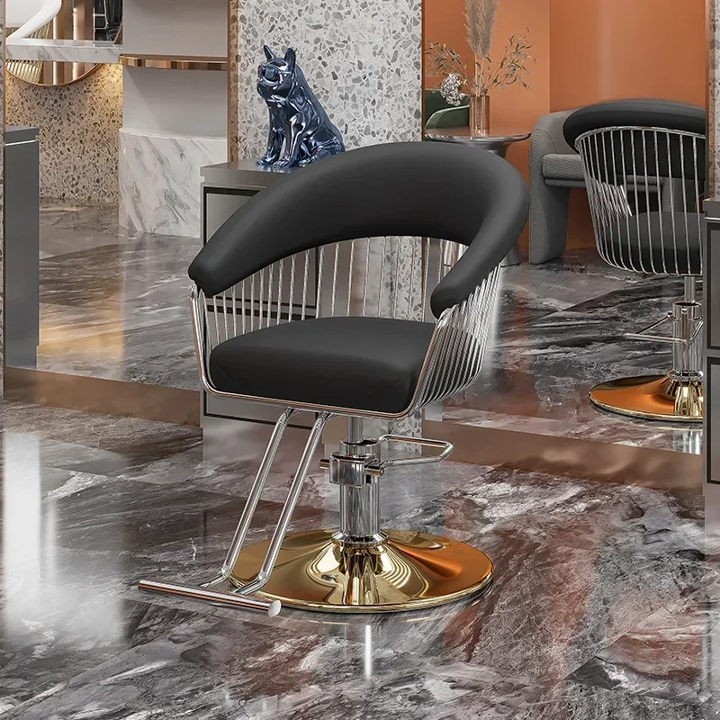 Индивидуальное парикмахерское кресло роскошное розовое классическое