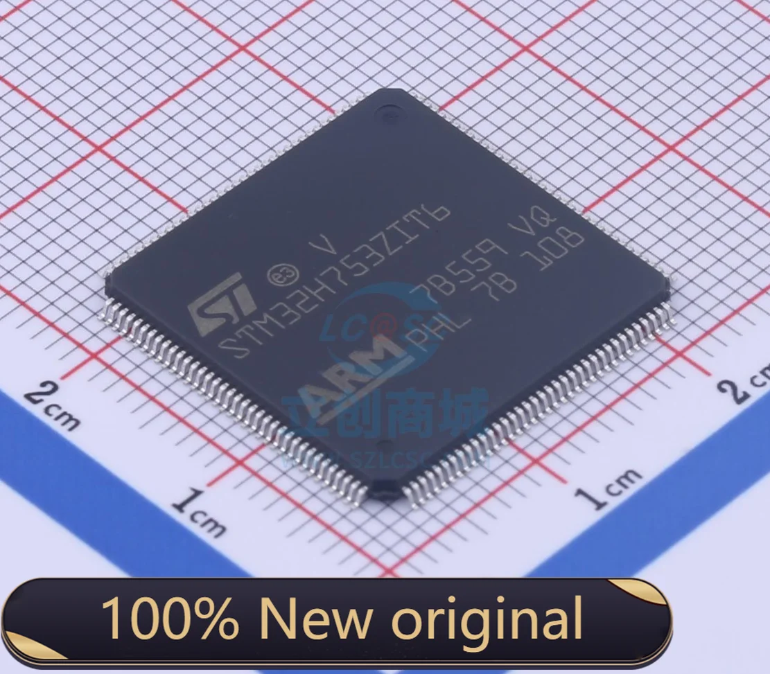 

100% New Original STM32H753ZIT6 Package LQFP-144 New Original Genuine Microcontroller (MCU/MPU/SOC) IC Chi