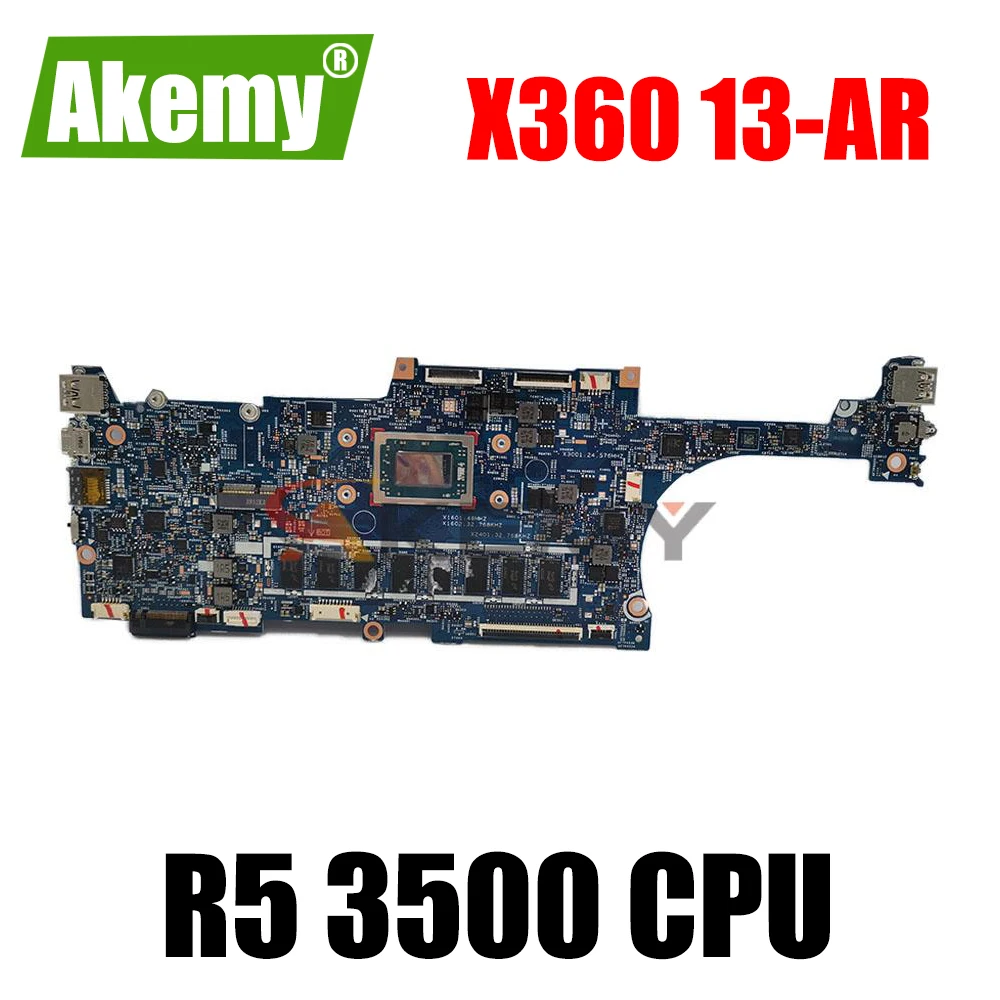 100% рабочая материнская плата hp x360 13-AR 100%-1 448.0GA08. 18740 с процессором R5 0011 Встроенная