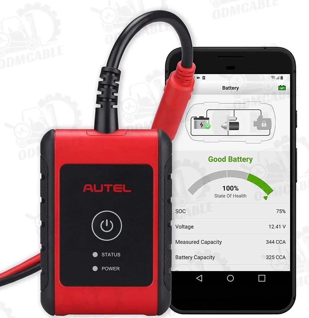 

Original Autel MaxiBAS BT506 Auto Battery and Electrical System Analysis Tool Works with Autel MaxiSys Tablet