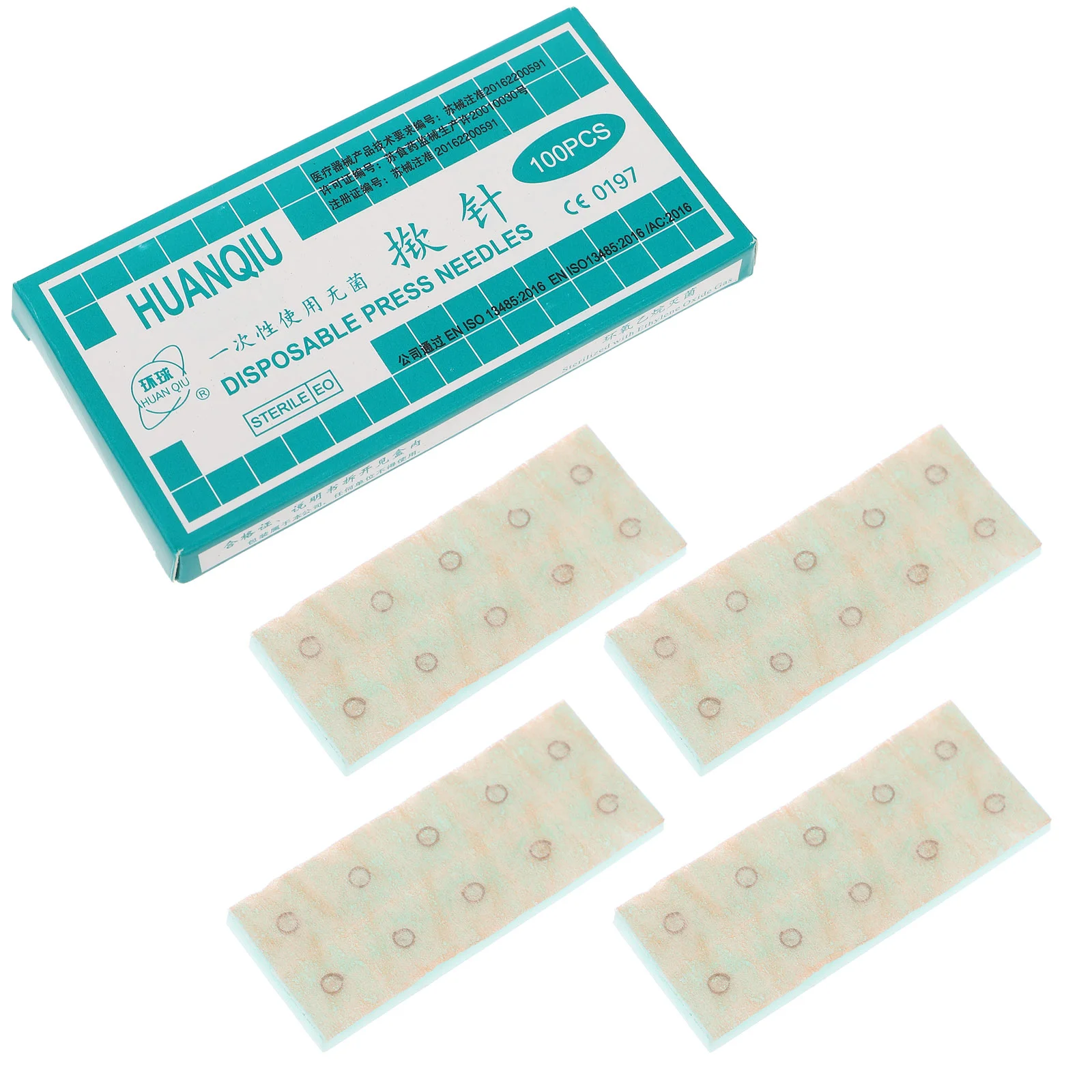 

100 Pcs Useful Disposable Safe Simple Needle Ear Needles Ear Needle Tool