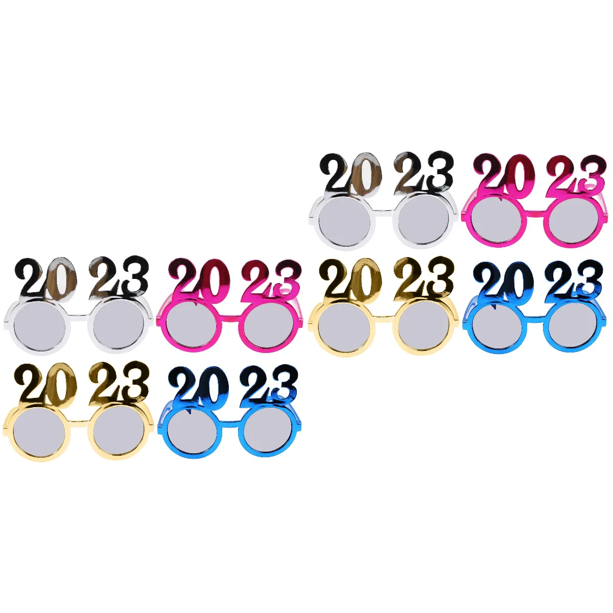

Glasses Party New Year Sunglasses Props Novelty Eyewear Funny Photo Eyeglasses Number Eve Dress Performances 2023 Favors Years