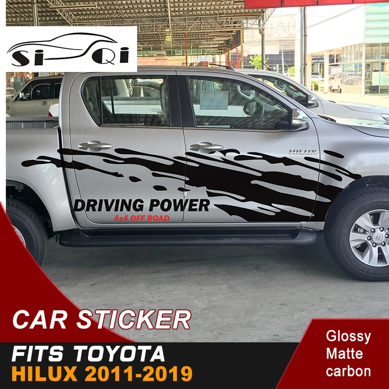 

2 шт., виниловые наклейки для Toyota Hilux 2011-2019