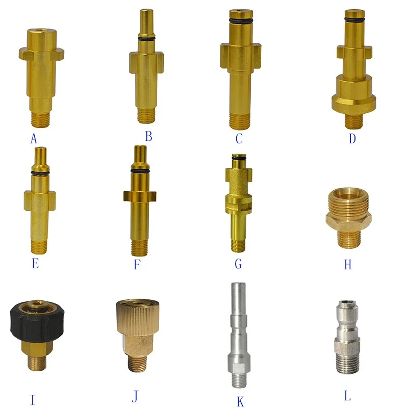 

Metal Adapter Foam Nozzle Foam Generator Foam Gun High Pressure Washer Soap Foamer for Nilfisk Karcher Huter Elitech Lavor