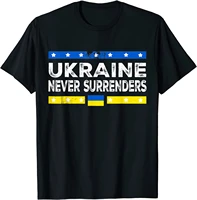ukraine never surrenders ukrainian flag men t shirt short sleeve casual cotton o neck summer tees