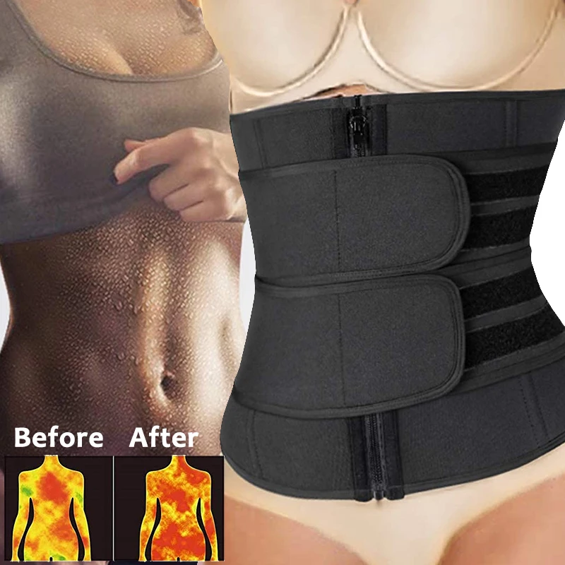 

Women Waist Trainer Fitness Sauna Sweat Neoprene Slimming Belt Girdle Shapewear Modeling Strap Body Workout Shapers Corset NEW