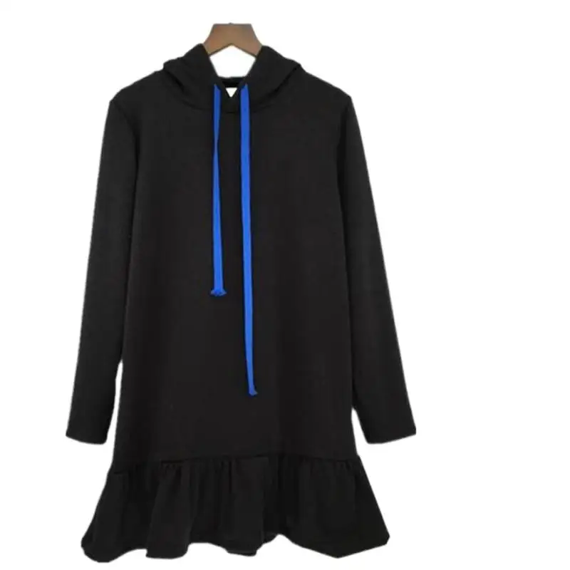 Новое поступление 2024 модное зимнее женское платье с длинным рукавом теплое