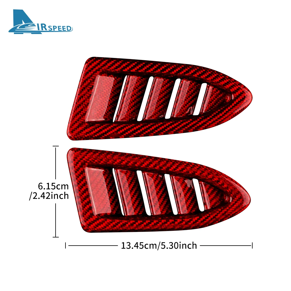 Наклейка из натурального твердого углеродного волокна для Subaru WRX/ WRX STI 2022 2023