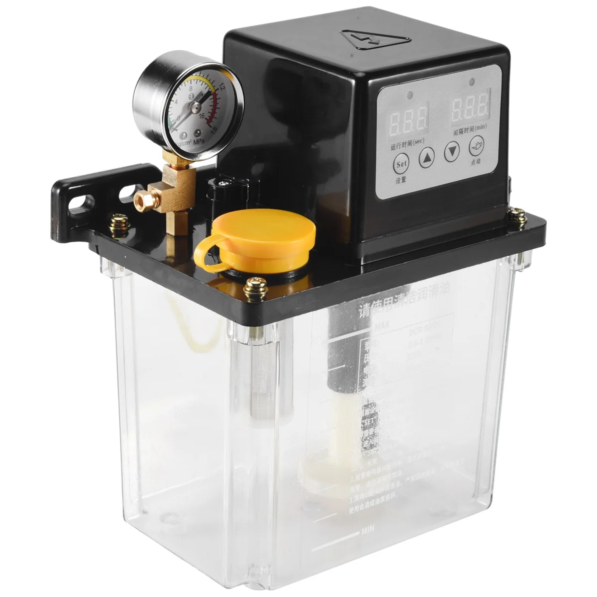 2л смазочный масляный насос автоматический электромагнитный с манометром