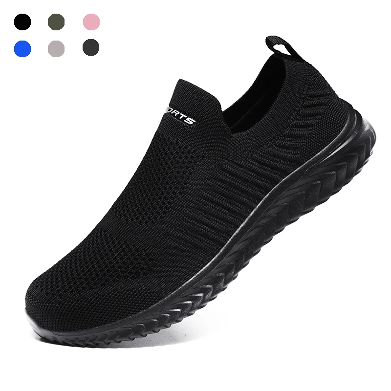 2020 new men's casual shoes summer sneakers gray large size light comfortable breathable running sports couple fashion shoe blue