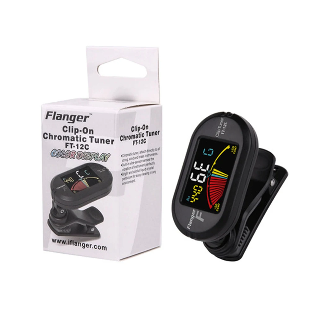 Гитарный Тюнер Flanger FT-12C С Цветным Экраном 12 Дюймов Параллельная Регулировка Для
