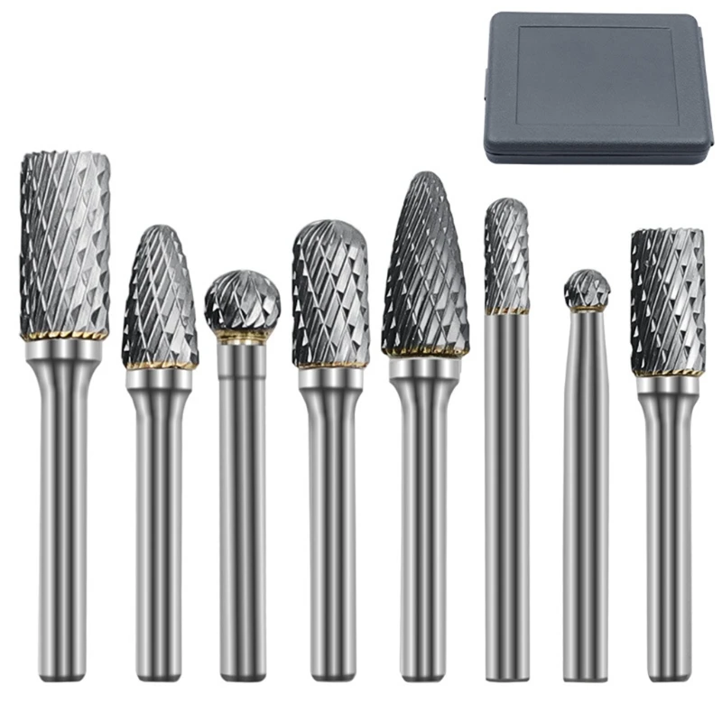 

Tungsten Head Tungsten Carbide Bur Set Mini Diamond Tip Bur Material Tungsten Alloy Grinding Accessories Dropship