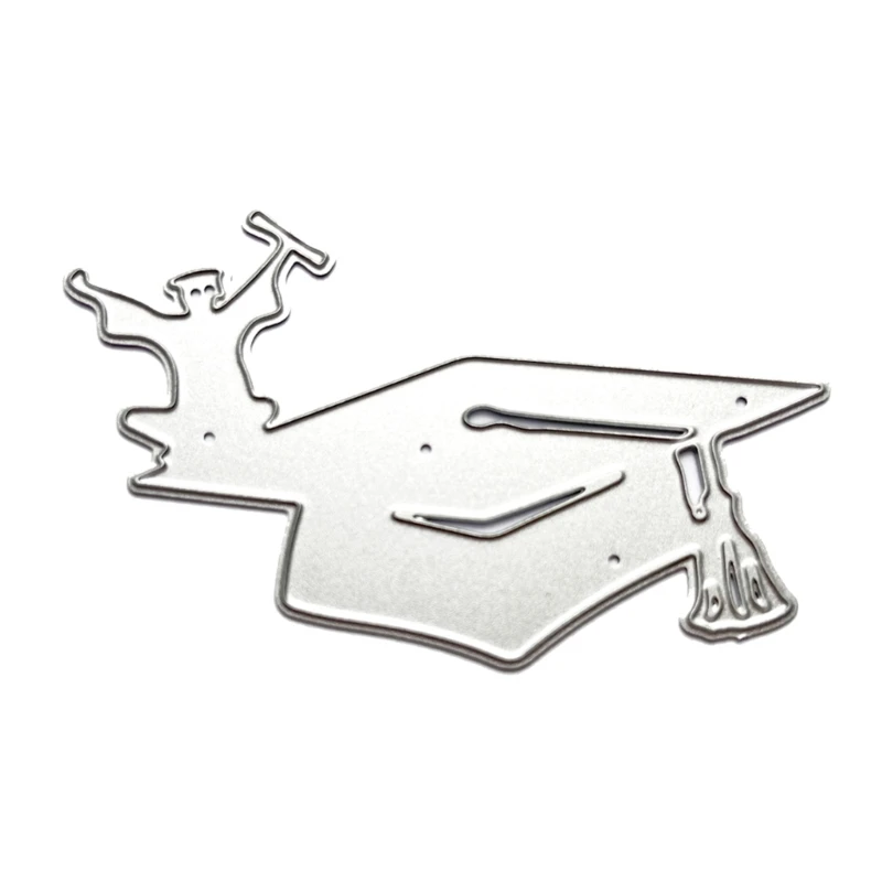 

Металлические высечки Выпускной шапка тиснение трафарет вырезанные штампы для изготовления карт Скрапбукинг Бумажные изделия Сделай сам шаблон форма Прямая поставка