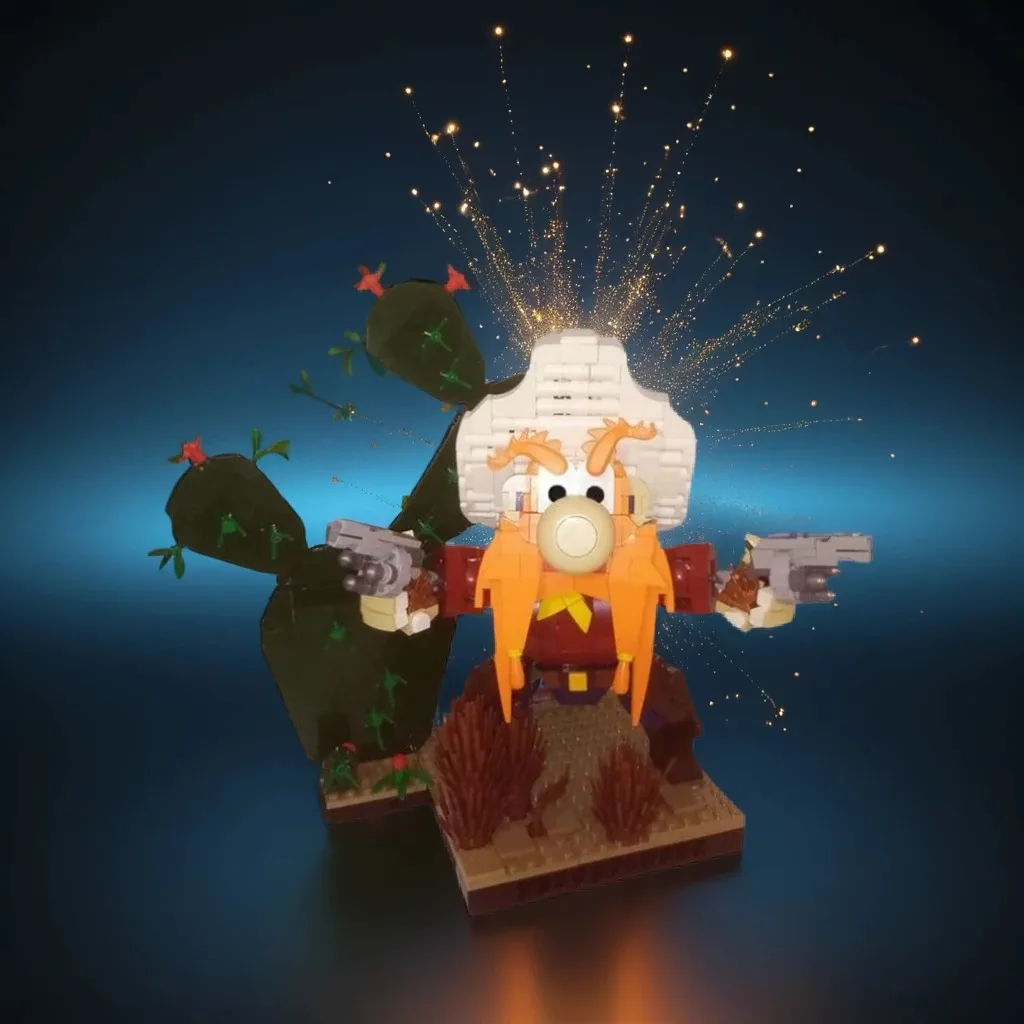 Фото 543 детали MOC Yosemite SAM, другие модели, строительные блоки, модуль, диорама, фигурки, корабль, робот, самолет, поезд, город, средневековый набор, игрушка, подарок №1