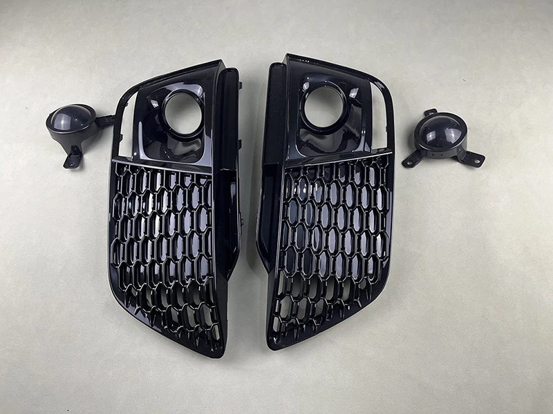 

Решетки для противотумансветильник р подходят для Audi Q5 ABS автомобильные передние бамперы Противотуманные фары решетки для гоночных Грилей