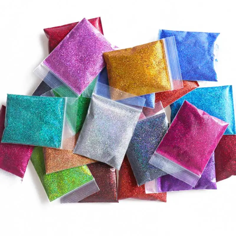 

10G Holographic Glitter Gradient Shiny Resin Shaker Filler Sequins Resin Mold Pigment Jewelry DIY Supplies Nail Art Decorations