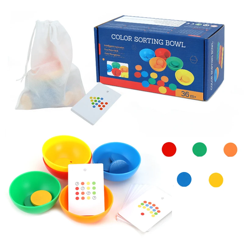 

Children Montessori Cognition Toys Color Sorting Matching Game Toddler Education Toy Preschool Teaching Aids Fine Motor Training