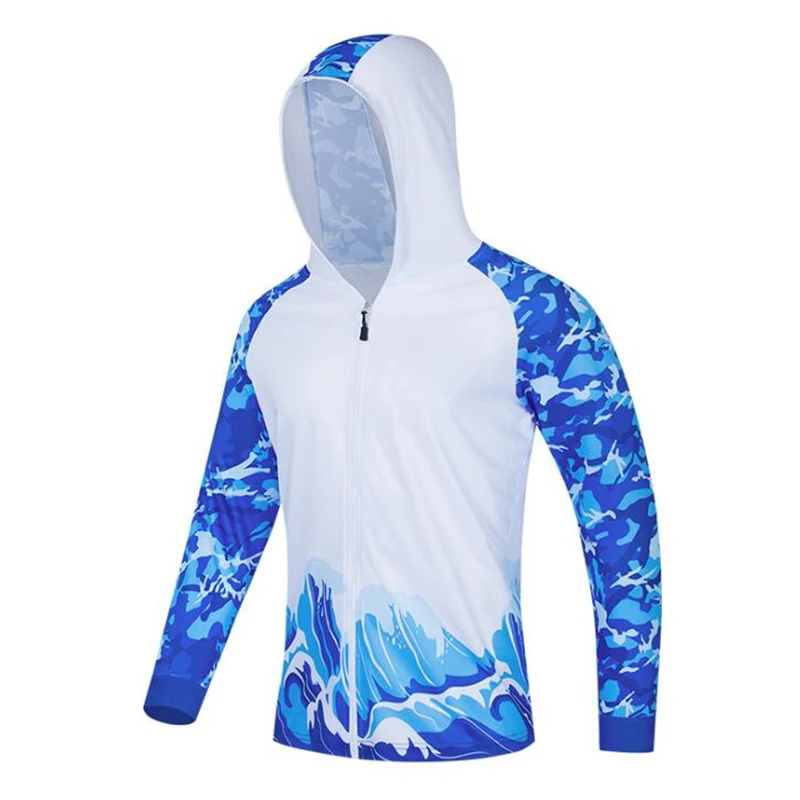 

Anti-UV Long Sleeve Fishing Jersey Professional Breathable Quick Dry Fishing Hoodie Outdoor Men Clothes Fishing Coat