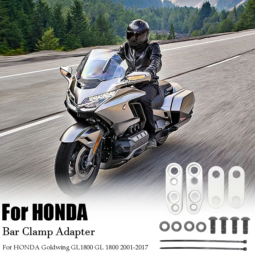 Зажим для Руля Мотоцикла адаптер крепления руля Honda Goldwing GL1800 GL 1800 2001-2017 аксессуары