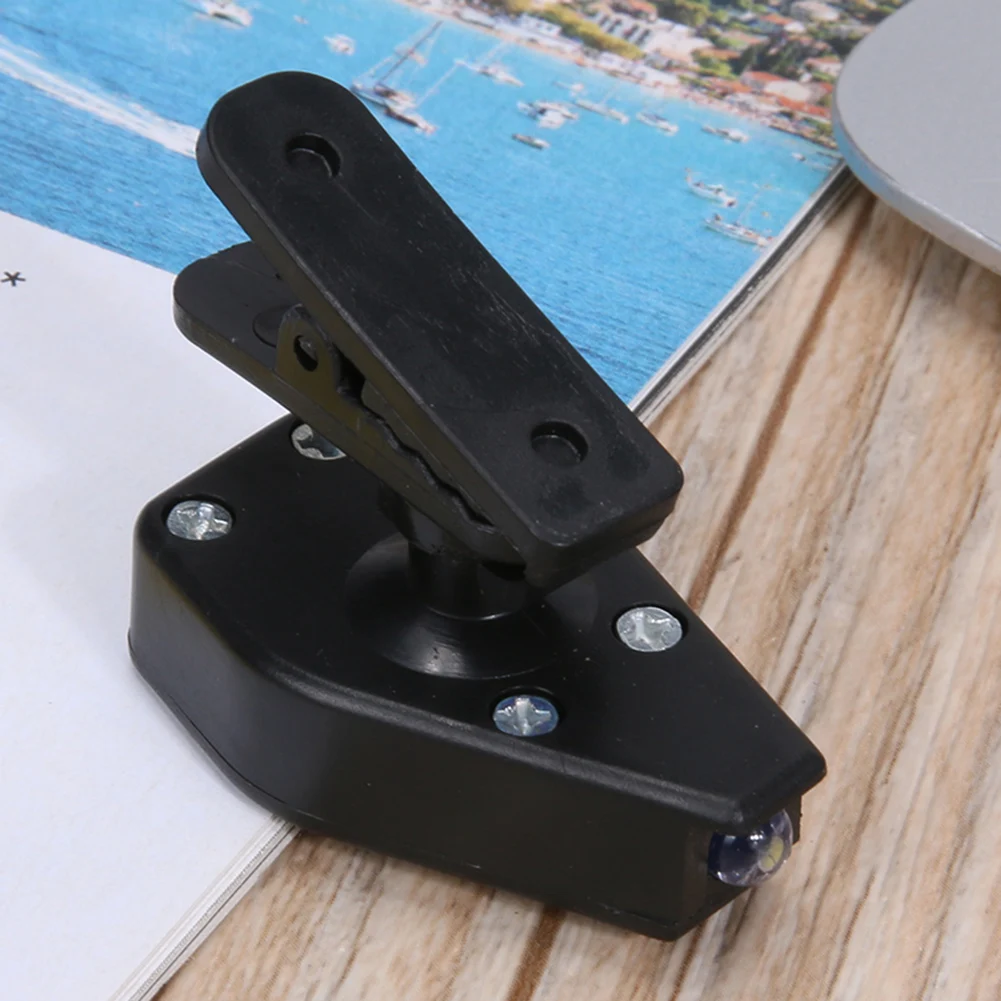 Мини-лампа для очков с клипсой регулируемый светодиодный ночник книг питание от