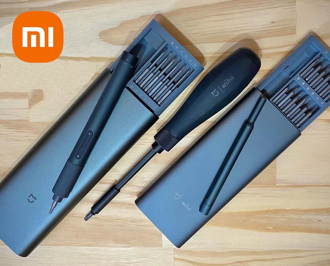 

XIAOMI Original Mijia Wiha Daily Use Screw Smart Driver Kit 24 Precision Magnetic Bits Alluminum Box DIY Screw Driver Smart Home