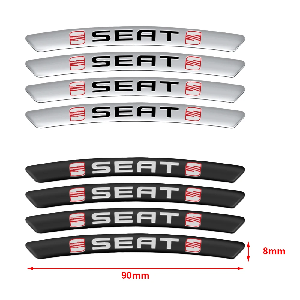 4 шт. алюминиевый металлический значок на колесо автомобиля наклейка эмблема