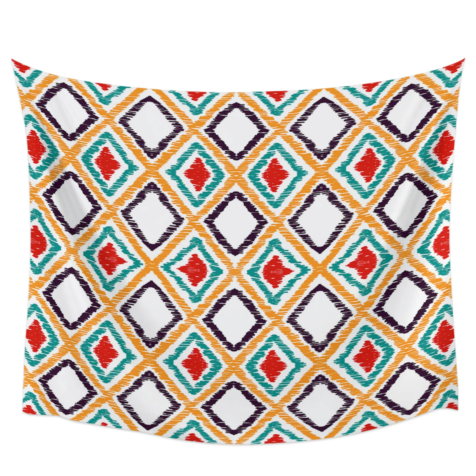 

Гобелен пикник в стиле бохо акварель этнический геометрический настенный гобелен