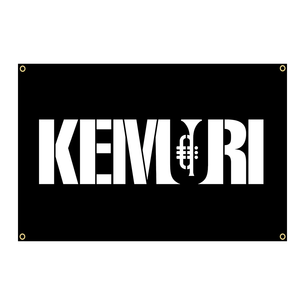 

3 флага 90x150 см, музыкальная фотография KEMRI, тяжелый металл, поп-певец, рок, украшение интерьера, баннер, гобелен