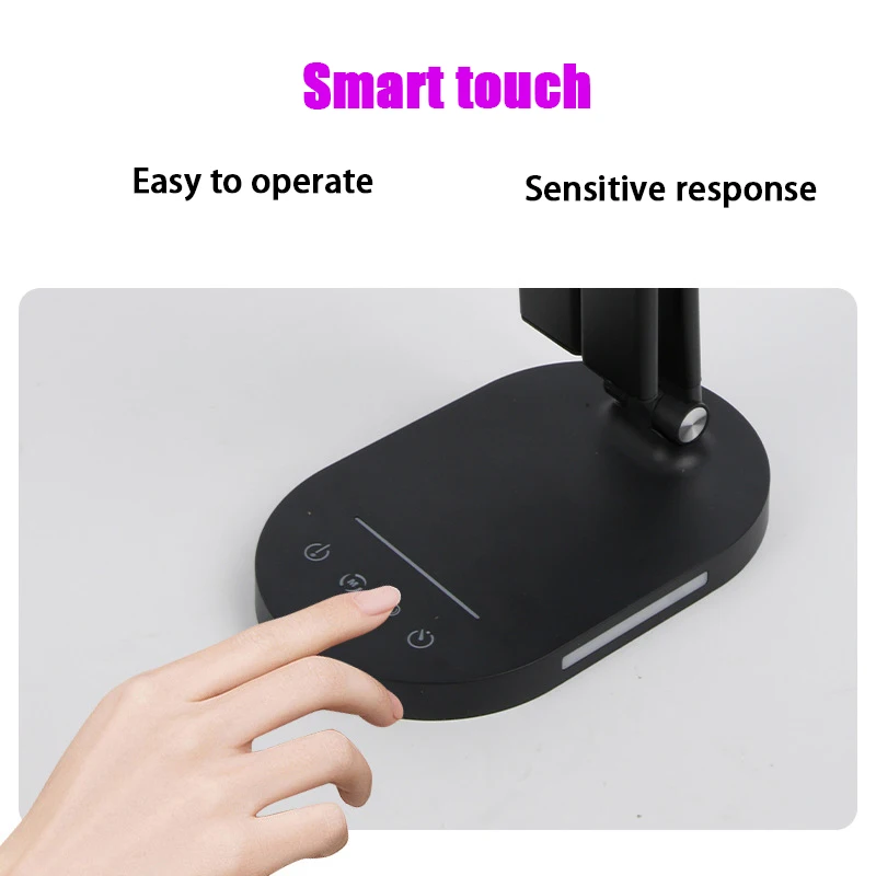 Складная Настольная лампа с двойной головкой креативная металлическая умная