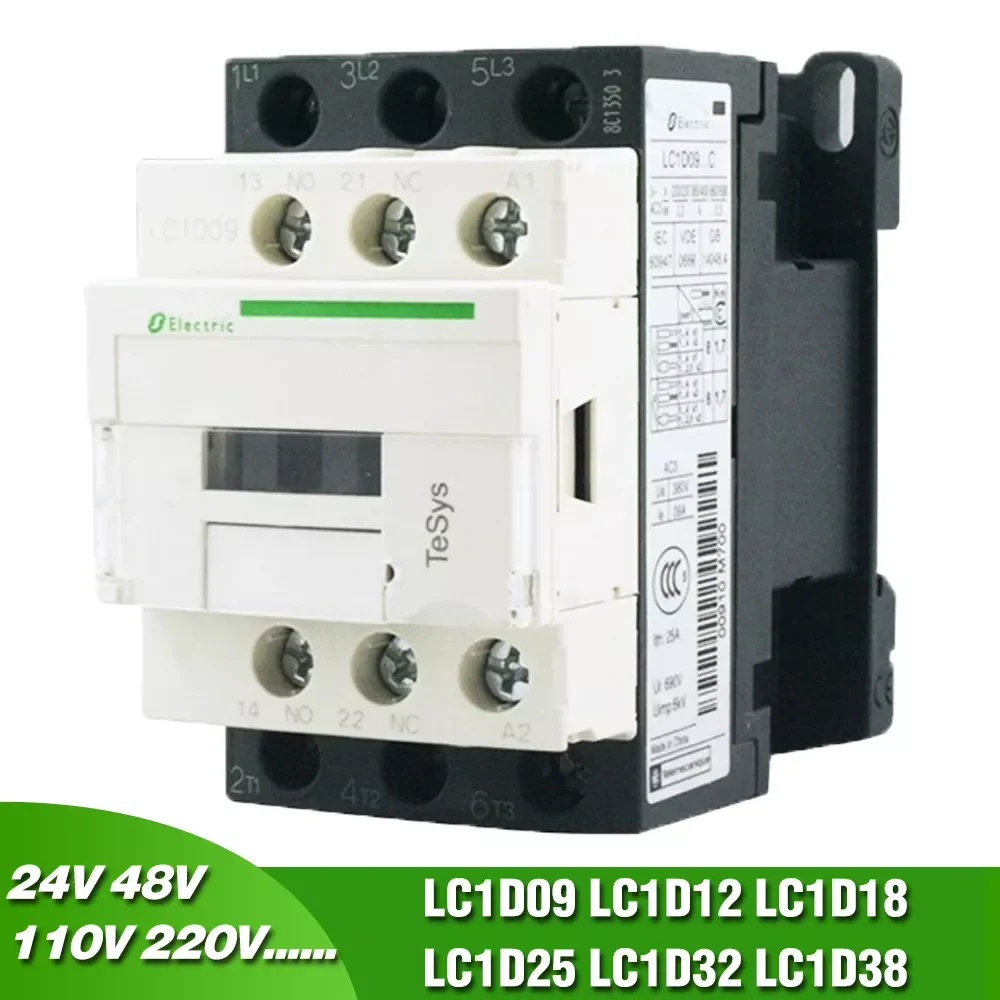 

NEW2023 LC1D09 LC1D12 LC1D18 for Schneider AC CONTACTOR LC1D25 LC1D32 LC1D38 Voltage Complete Drilling D12 D18 D25 D32 D38