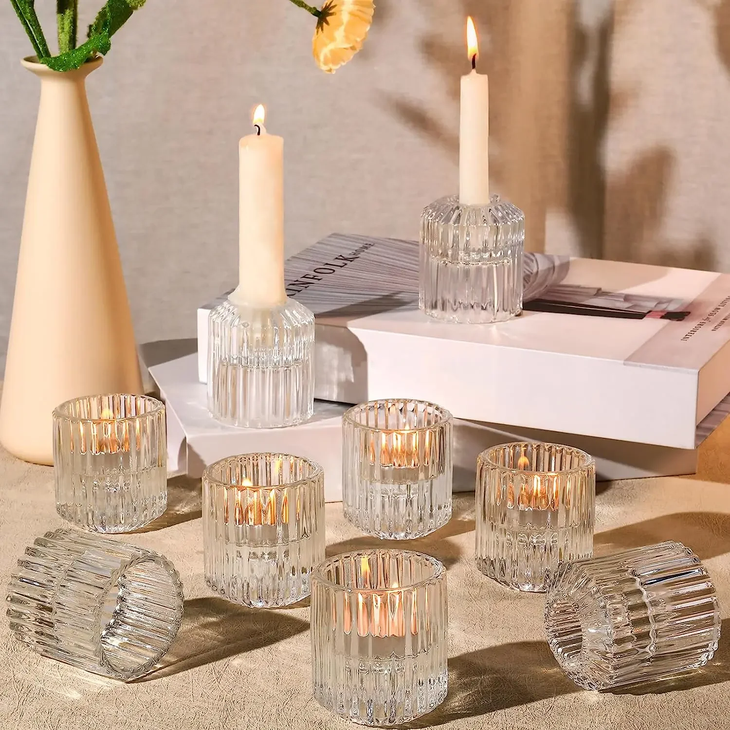 6 шт./упаковка свечи в виде конуса