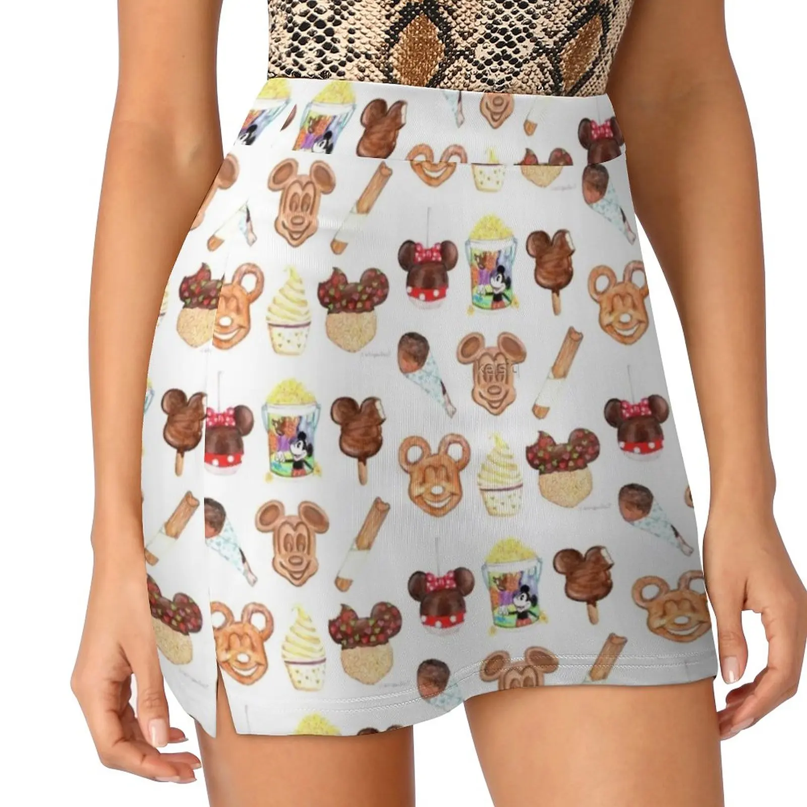 Женская Спортивная юбка с карманами Snack Goal модная в Корейском стиле 4Xl юбки Kelsiq