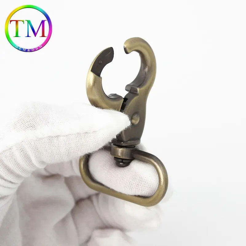 10-50Pcs Custom Metal Snap Hook Trigger Swivel Lobster Clasp Clips Strap Belt Webbing Buckle Diy Bag Hardware Accessories