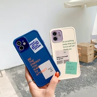 fashion froste phone case for iphone 12 7 8 plus x xr xs max label fresh spring cases for iphone 11 12 13 pro max silicon case