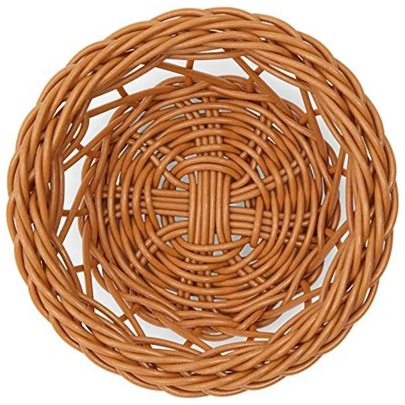 Миниатюрные тканые корзины для подарков и украшений поделки Декор фотореквизит