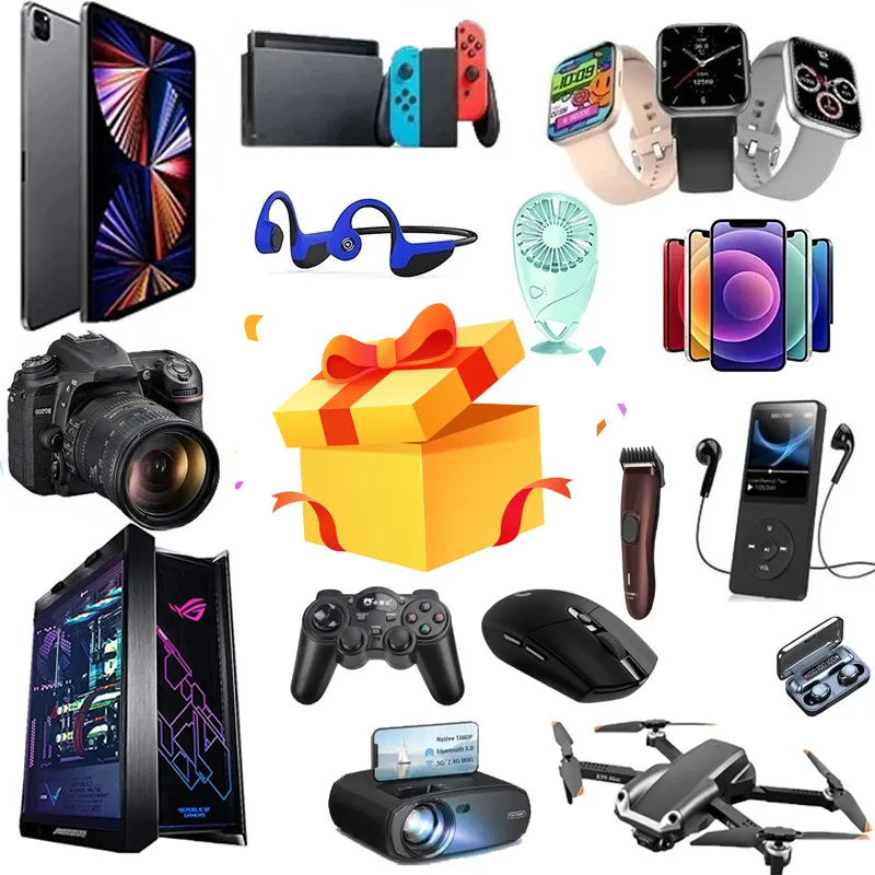 

Mystery Box saco de sorte 100% presente surpresa, presente aleatório de sorte de alta qualidade 100% ganha caixa de presente