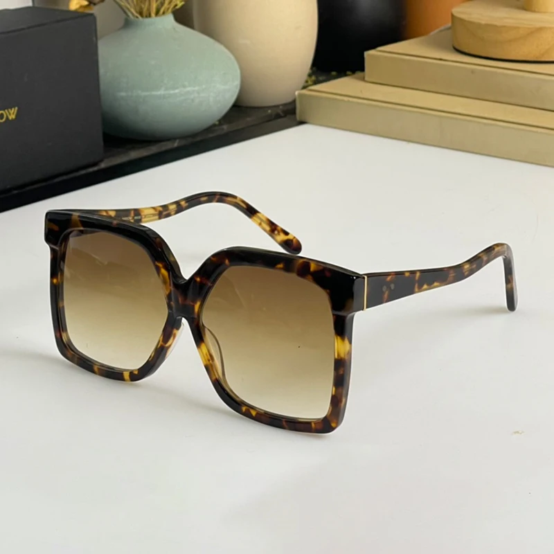 

LFL981 Luxury Acetate Irregular Sunglasses Women Square Uv400 Glasses Men Fashion Original Quality Eyeglasses with Original Box