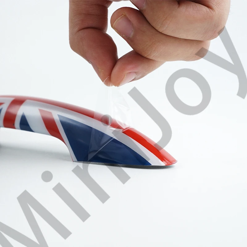 Глянцевые черные наклейки на крышку дверной ручки автомобиля для Mini One Cooper S JCW F56