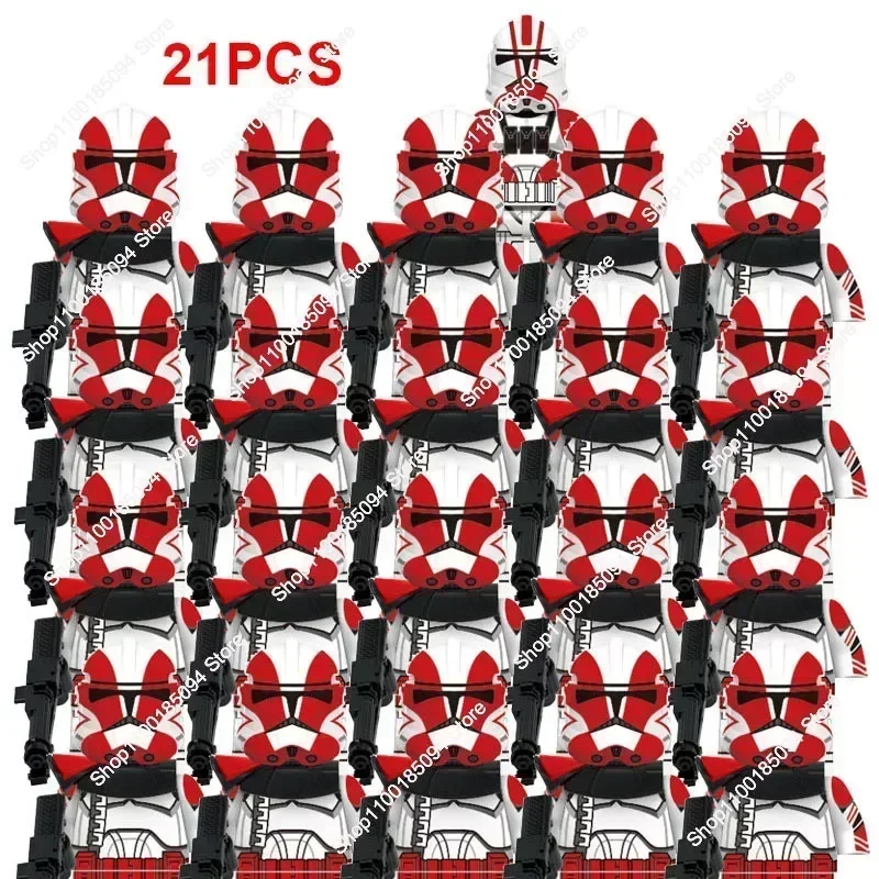 Горячие игрушки Звездные войны Блоки 21 шт. Скидка 501st Wars Клон Легион Командир Дарт