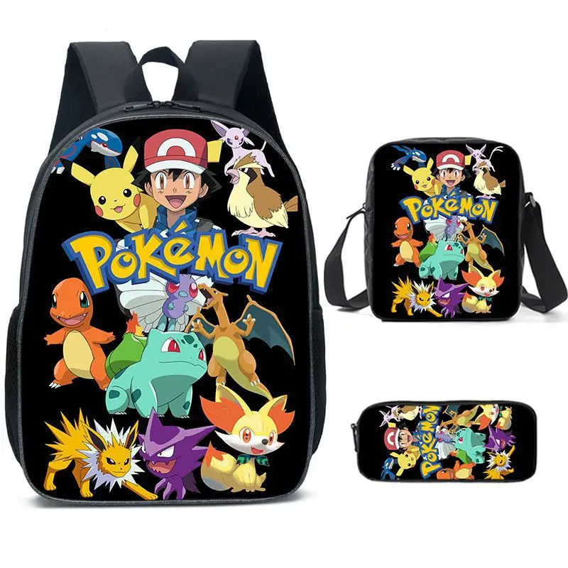 

Pikachu Elf Pokémon Pokemon Elf School Bag Backpack Shoulder Bag Student Children's Gifts Backpack Schoolbag Boys and Girls