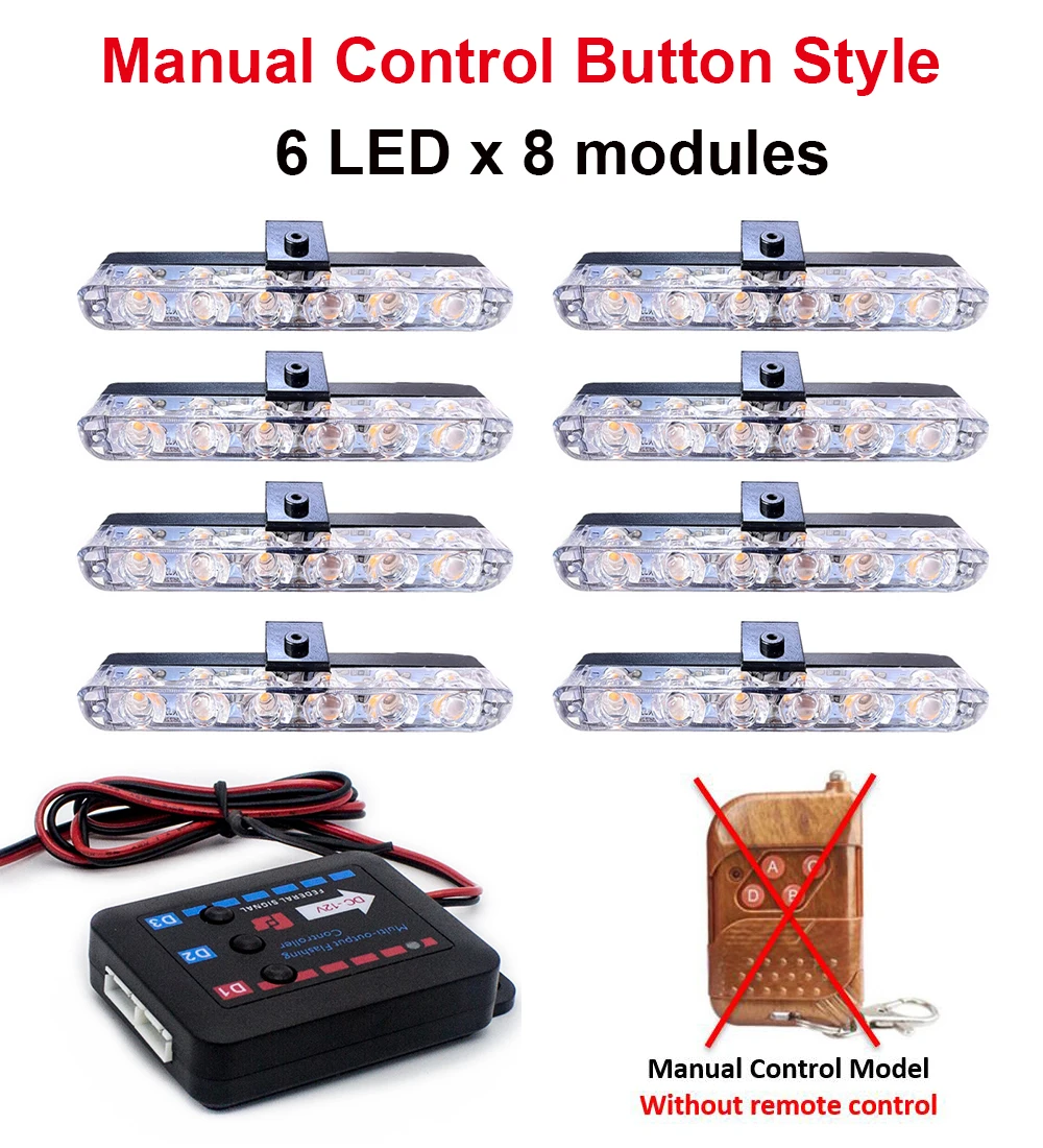 

12В передняя палуба автомобиля решетка светодиодная мигающая лампа полиция предупреждение об опасности мигающая лампа дневной ходовой фонарь