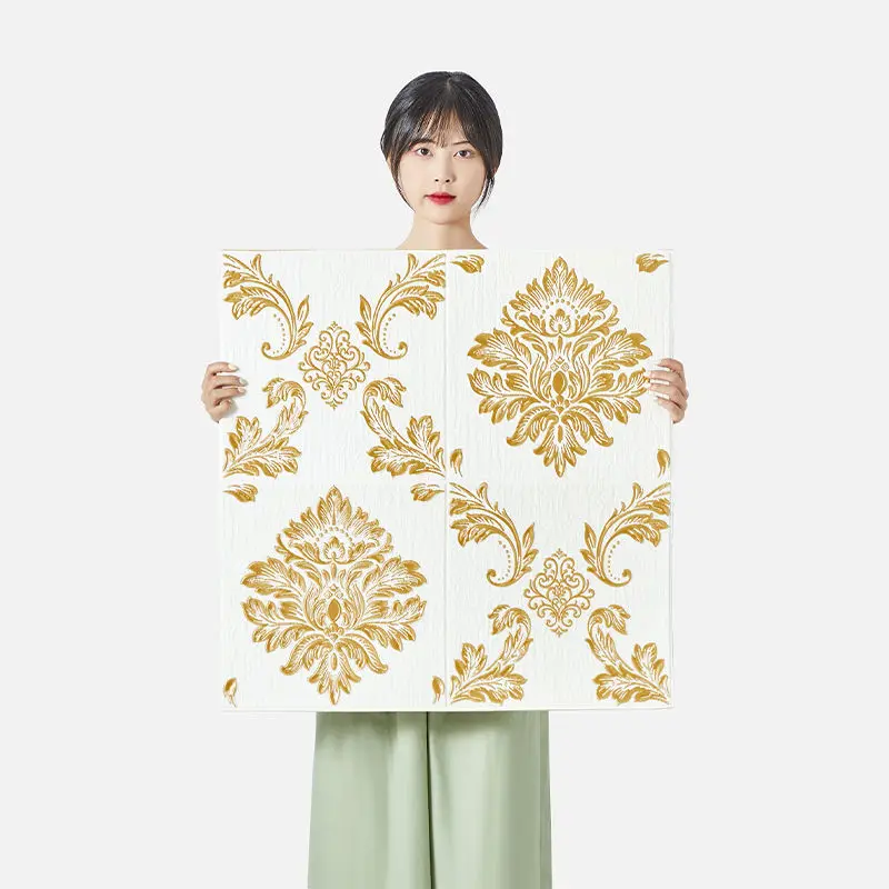 

10pcs 3D Self-adhesive Waterproof and Moisture-proof Wall Stickers for Living Room Bedroom Backdrop Home Decoration Wallpaper