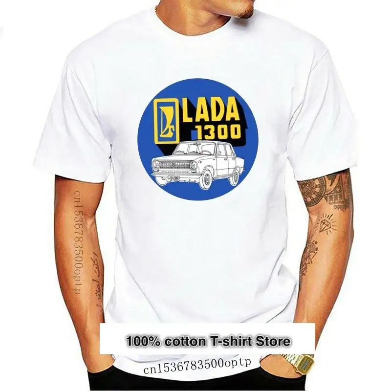

Camiseta Vintage Lada Niva 1300 para hombre, camisa con estampado de coche ruso todoterreno, 4X4, 2021, verano, 2021