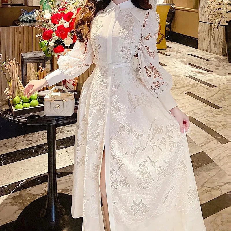 

One Piece Korean Style Elegant Woman Ceremony Dresses 2023 Luxury Long Skirt Summer Party Cute Sexy White Princess Dress