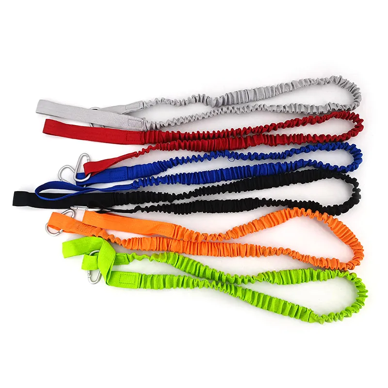 Paddle Leash Adjustable With Safety Hook Fishing Rod Pole Coiled Lanyard Cord Tie Rope Rowing Accessories