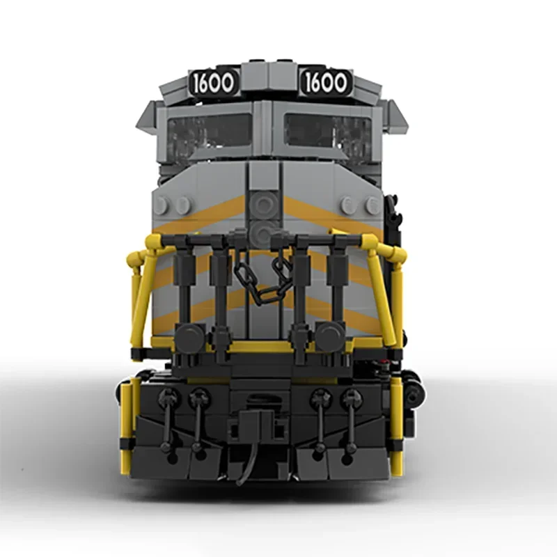 Строительные блоки Moc TFM SD70MAC модель локомотива технология кирпичи сделай сам
