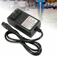 1charger 29 4v 1a lithium battery charger adapter abs material for self balancing scooter wheel euusuk 9mm euusuk 12mm