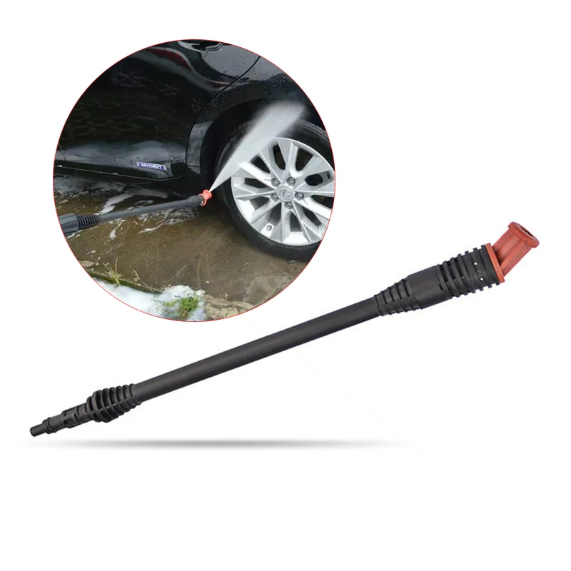 

Pressure Washer Water Spray Lance Spear Jet Lance Flexible Turn Nozzle Tip for Karcher Pressure Washer Car Under Body Cleaning